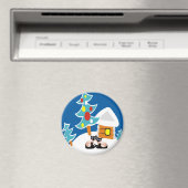 Aimant Siamese Cats Holiday (In Situ (Lave-vaisselle))