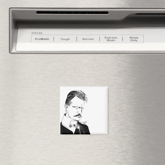 Aimant Sibelius : croquis d'Albert Engström (1904) (In Situ (Lave-vaisselle))