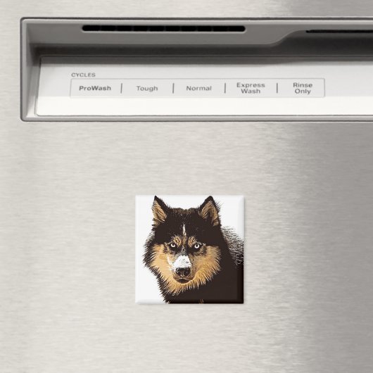 Aimant Sibérien Husky (In Situ (Lave-vaisselle))