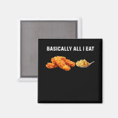 Aimant Sically Tout ce que je mange Tendres de Poulet Mac (Recto/Verso)
