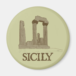 Aimant Sicile antique Ruines d'Agrigente