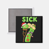 Aimant Sick Seven Meme 67 Six Seven Santa Hat Christmas P (Recto/Verso)