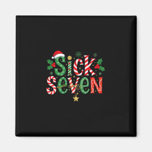 Aimant Sick Seven Mème Drôle 67 Six Sept Noël Drôle