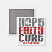 AIMANT SIDA / VIH ESPOIR FOI TRAITER (Recto/Verso)