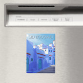 Aimant Sidi Bou Dit Tunisie Voyage Abstrait (In Situ (Lave-vaisselle))