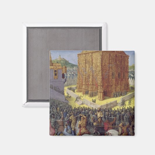 Aimant Siège de Jérusalem par Nebucadnetsar (Recto/Verso)