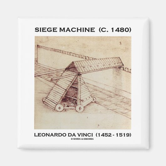 Aimant Siege Machine (C. 1480) Leonardo da Vinci (Devant)