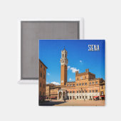 Aimant Sienne Italie Voyage (Recto/Verso)