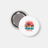 Aimant Siesta Key Florida (Recto/Verso)