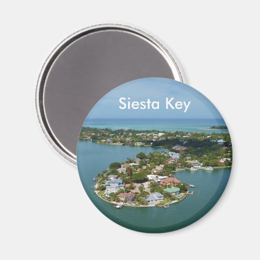 Aimant Siesta Key, Floride (Recto/Verso)