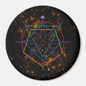 Aimant Sigil de Géométrie Sacrée (Devant)