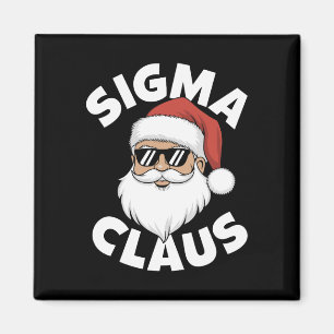 Aimant Sigma Claus Cool Père Noël Funny Christmas Rizzle