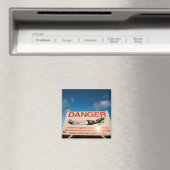 Aimant Signal d'avertissement près de l'aéroport Saint-Ma (In Situ (Lave-vaisselle))