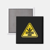 Aimant Signal de circulation des zones de stress National (Recto/Verso)