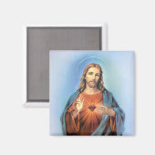 Aimant Signal de paix/Jésus (Recto/Verso)