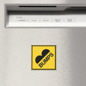 Aimant Signal de trafic drôle de vitesse de prudence (In Situ (Lave-vaisselle))