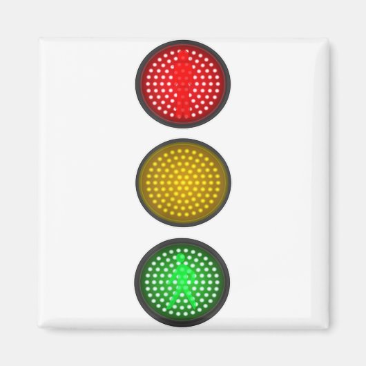 Aimant Signal de trafic Lumière Halloween Idée costume de (Devant)