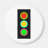 Aimant Signal de trafic Stop-Attention-Go Mod Stop Light  (Devant)