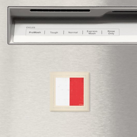 Aimant Signal lettre nautique "H" (In Situ (Lave-vaisselle))