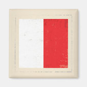 Aimant Signal lettre nautique "H" (Devant)