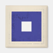 Aimant Signal lettre nautique "P" (Devant)