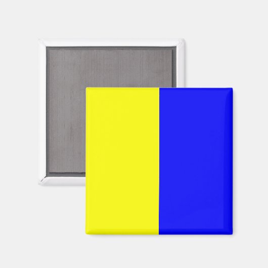 Aimant Signal Nautique K (Kilo) (Recto/Verso)