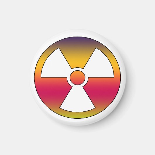 Aimant Signal radioactif nucléaire (Devant)