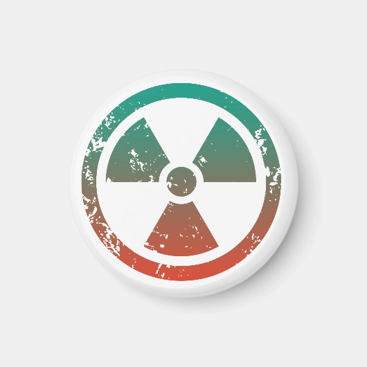 Aimant Signal radioactif nucléaire (Devant)