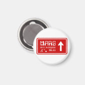 Aimant Signal routier de Mars (Recto/Verso)