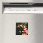 Aimant Signataire Marsilio Cassotti et sa femme, Faustina (In Situ (Lave-vaisselle))