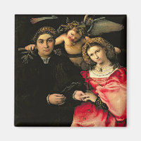 Signataire Marsilio Cassotti et sa femme, Faustina
