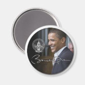 Aimant Signature Obama Fridge magnétique - Customisé (Recto/Verso)
