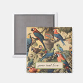 Aimant Signature Sanctuary Canopée pour perroquets Vintag (Recto/Verso)