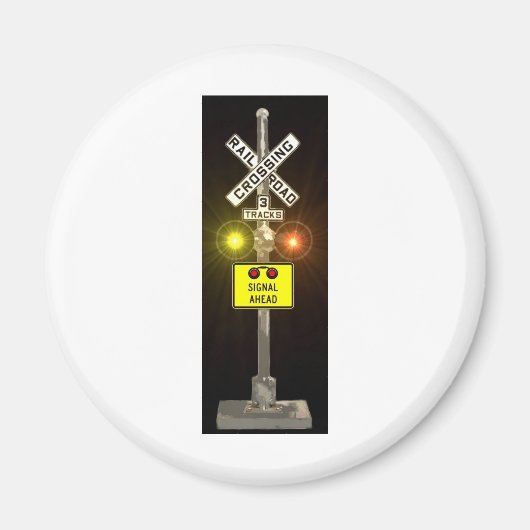 Aimant Signaux Jaunes Et Rouges (Devant)