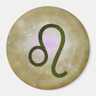Aimant Signe astrologique Leo Zodiac couleur