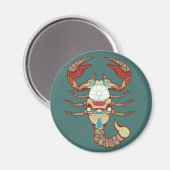 Aimant SIGNE Astrologique Scorpio (Recto/Verso)