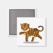 Aimant SIGNE D'Astrologie Zodiac Tigre Migné Chinois (Recto/Verso)