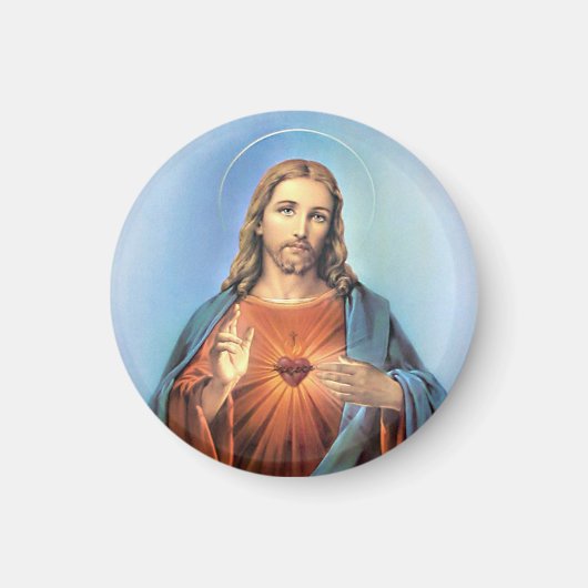 Aimant Signe de paix/Jésus (Devant)
