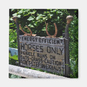 Aimant SIGNE DE PARKING Amish (Devant)