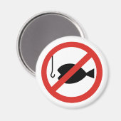 Aimant Signe de pêche - Signe des prochains jours (Recto/Verso)