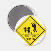 Aimant SIGNE DE RENDEMENT Mère Flippin' (Recto/Verso)