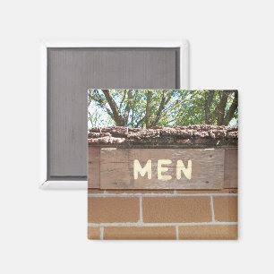 Aimant Signe de toilettes pour hommes