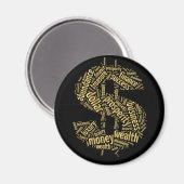 Aimant Signe dollar (Recto/Verso)