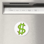 Aimant Signe dollar vert (In Situ (Lave-vaisselle))