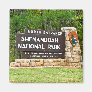 Aimant Signe du nord d'entrée de parc national de
