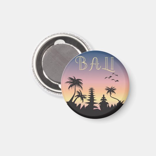 Aimant SIGNE DU Tourisme DE Bali (Recto/Verso)