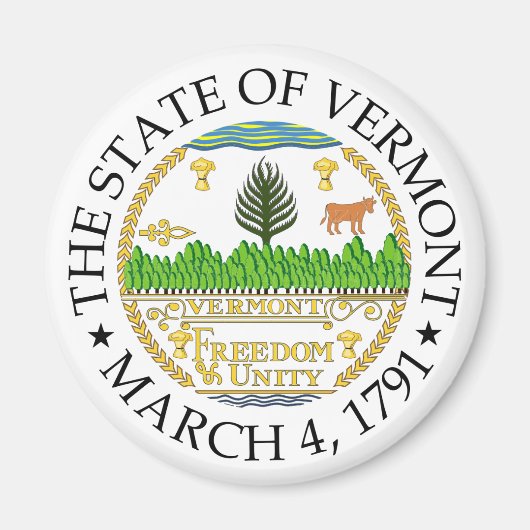 Aimant signe du Vermont (Devant)