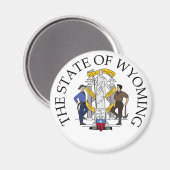 Aimant signe du Wyoming (Recto/Verso)