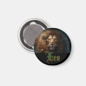 Aimant Signe du zodiaque Lion (Recto/Verso)