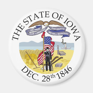 Aimant signe Iowa